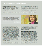 Von Wissenschaft und Wellness